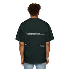 Men's Heavy Oversized Tee, Premium Top, Comfortable Streetwear, Graphic Tee,  Essential..