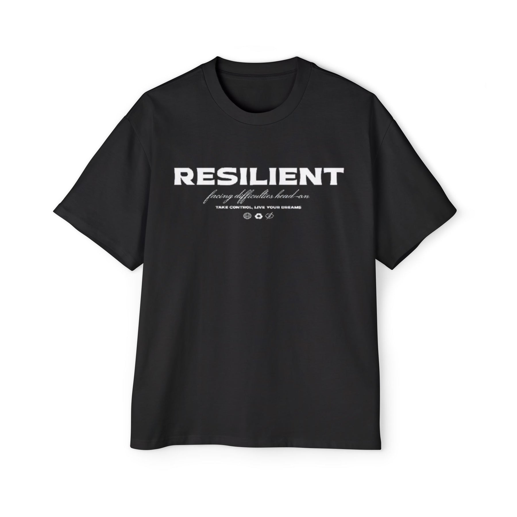 Oversized Resilient Tee - Casual Comfort for Everyday Strength