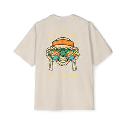 Bottom of the shirt says "Catch the Vibes" Oversized Tee  - Comfortable and Stylish — thumb 34