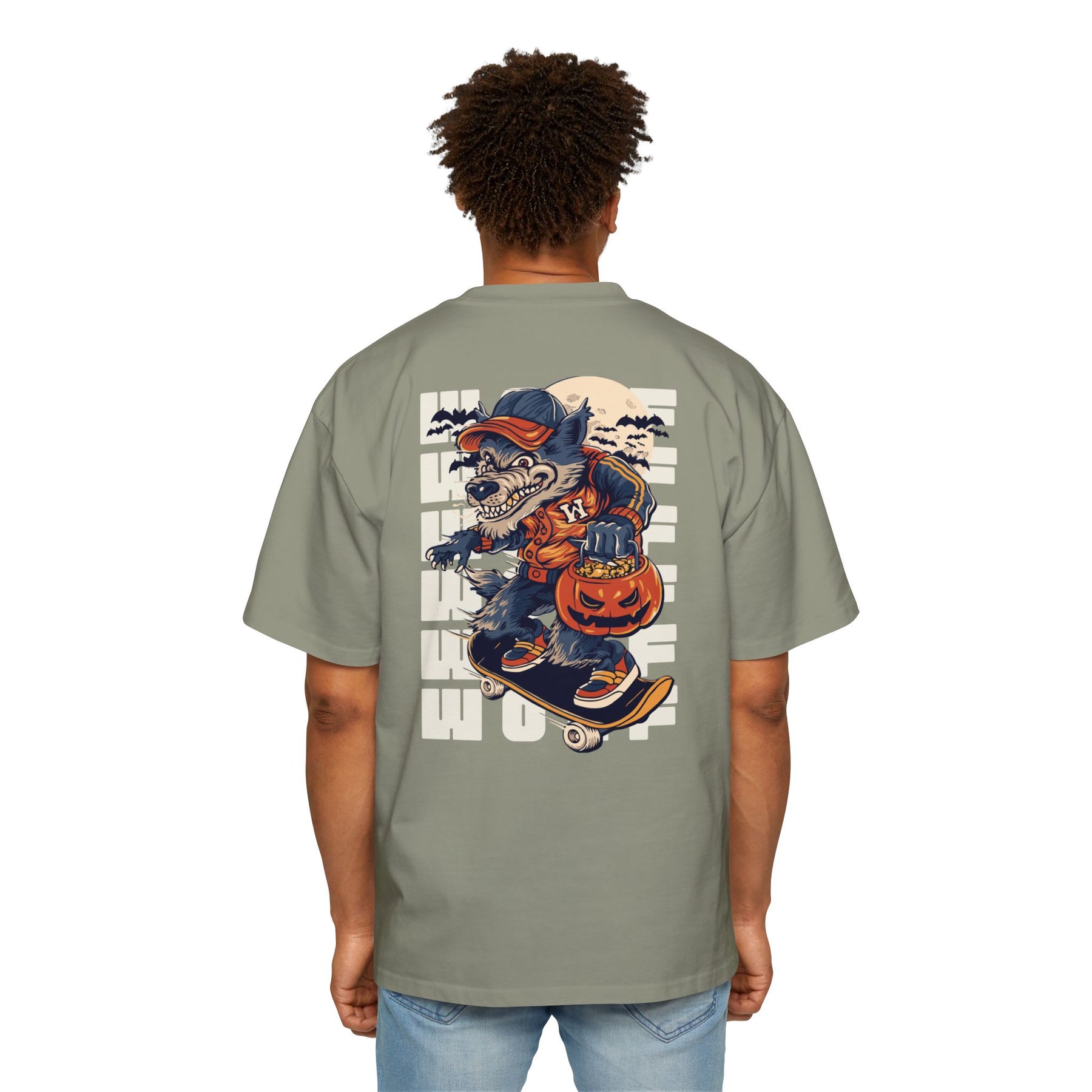 Werewolf on Wheels Oversized-Tee