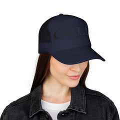 Bold Embroidered Foam Trucker Hat, Casual Hat, Adjustable Cap,  Trendy Hat for Outdoors and Festivals