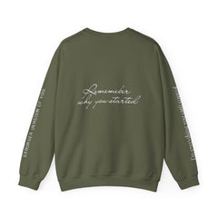 Motivational Crewneck Sweatshirt - Inspirational  for Adults, Premium Wear, Self-Care Reminder, Perfect for Streetwear