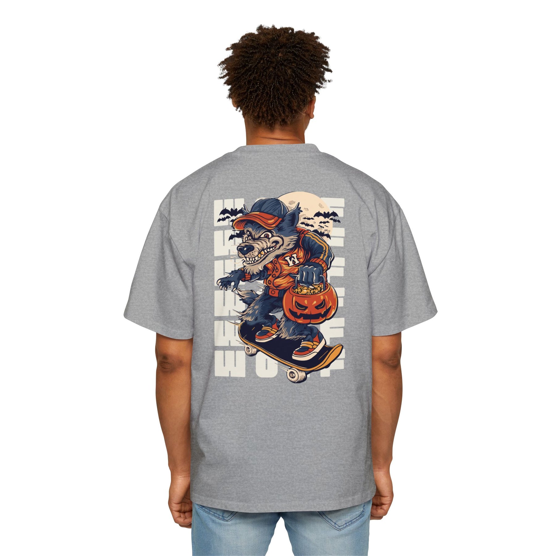 Werewolf on Wheels Oversized-Tee