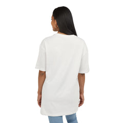 Premium Artistic Oversize Tee - Handprint Design for Creative Souls
