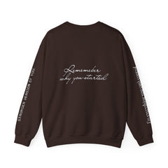 Motivational Crewneck Sweatshirt - Inspirational  for Adults, Premium Wear, Self-Care Reminder, Perfect for Streetwear