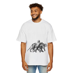 Vintage Premium  Oversized Tee with Savanna Adventure Design, Casual Wear, Graphic Tee, Streetwear Style..