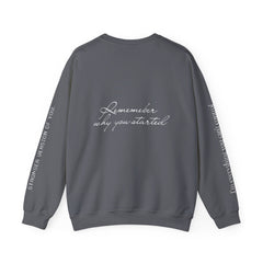Motivational Crewneck Sweatshirt - Inspirational  for Adults, Premium Wear, Self-Care Reminder, Perfect for Streetwear