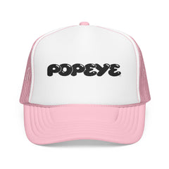 Popeye Foam Trucker Hat | Custom Embroidered Baseball Cap.