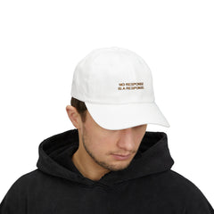 The OBL!V Premium Trending Classic  Cap - No Response is a Response, Premium Accessory, Trendy Cap, Everyday Wear