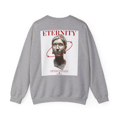 Eternity Graphic Sweatshirt, Premium Crewneck, OBL!V Fashion Layer, Luxury Everyday Wear