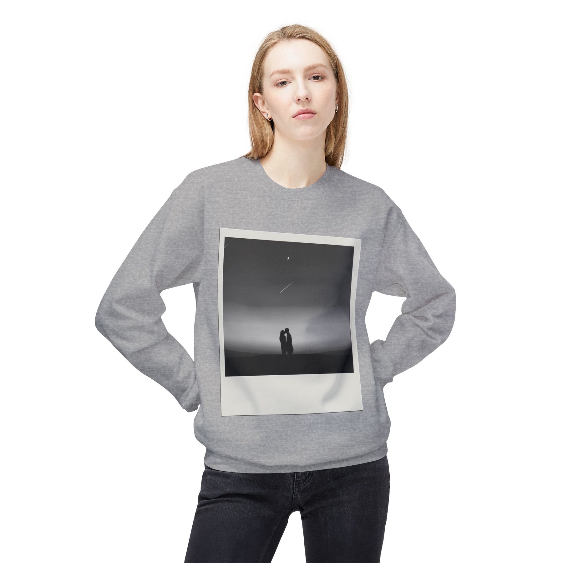 Polaroid Kiss Black Sweatshirt