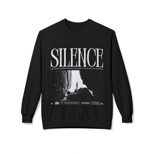 A new relaxed silence casual sweartshirt