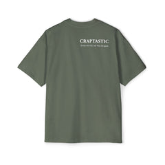 The Premium Heavy Oversized Tee - 'Time Up' Graphic T-Shirt
