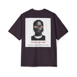 Men's Premium Oversized Tee - 'PRAISE THE LORD' Graphic Tee for Casual Wear — thumb 1