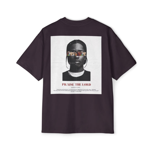 Men's Premium Oversized Tee - 'PRAISE THE LORD' Graphic Tee for Casual Wear