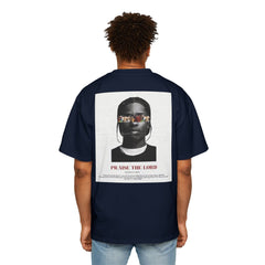 Men's Premium Oversized Tee - 'PRAISE THE LORD' Graphic Tee for Casual Wear