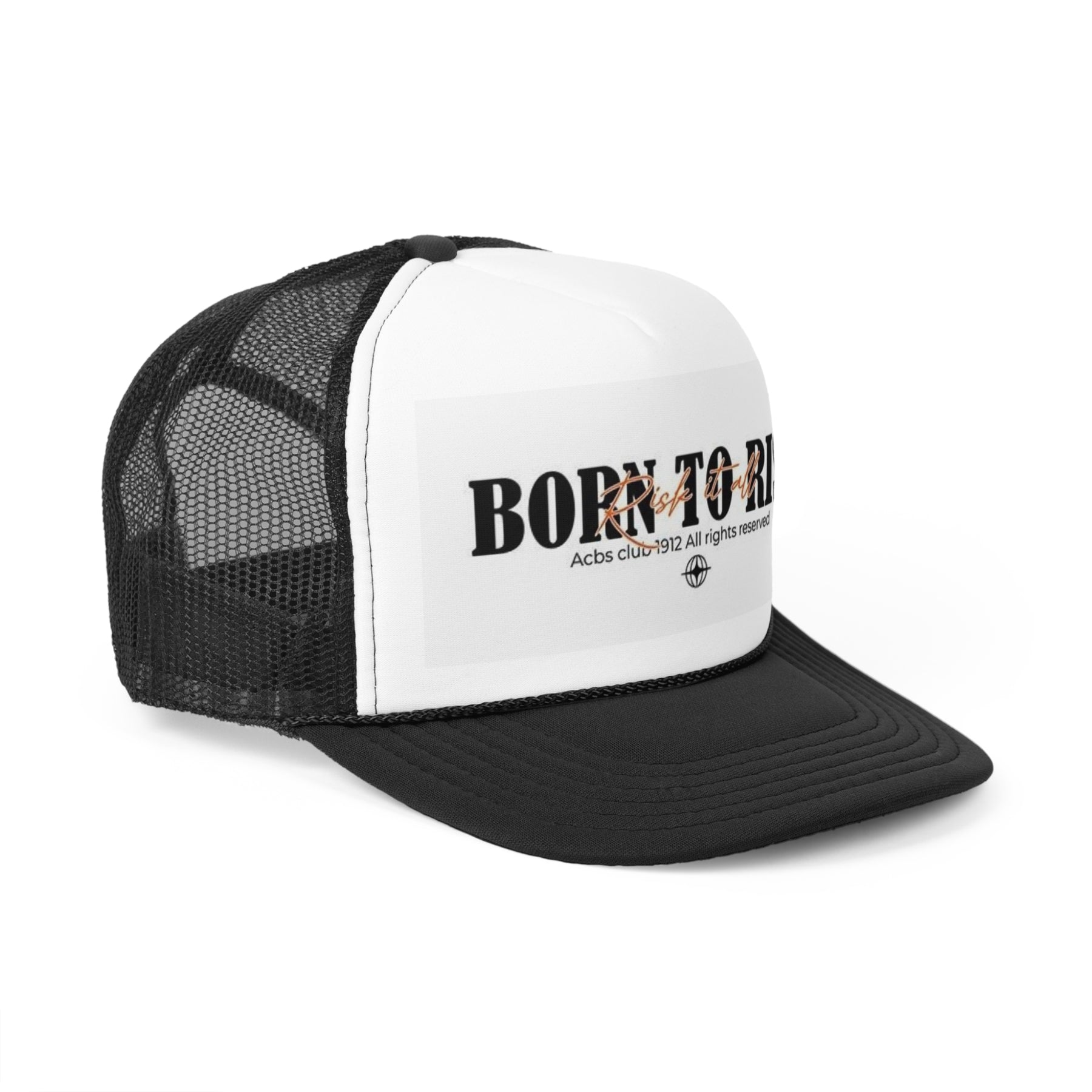 Born to Risk Trucker Cap - Stylish Mesh Hat for Adventurers