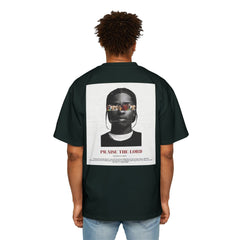 Men's Premium Oversized Tee - 'PRAISE THE LORD' Graphic Tee for Casual Wear