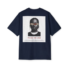 Men's Premium Oversized Tee - 'PRAISE THE LORD' Graphic Tee for Casual Wear