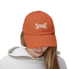 "SAVAGE Distressed Dad Hat"