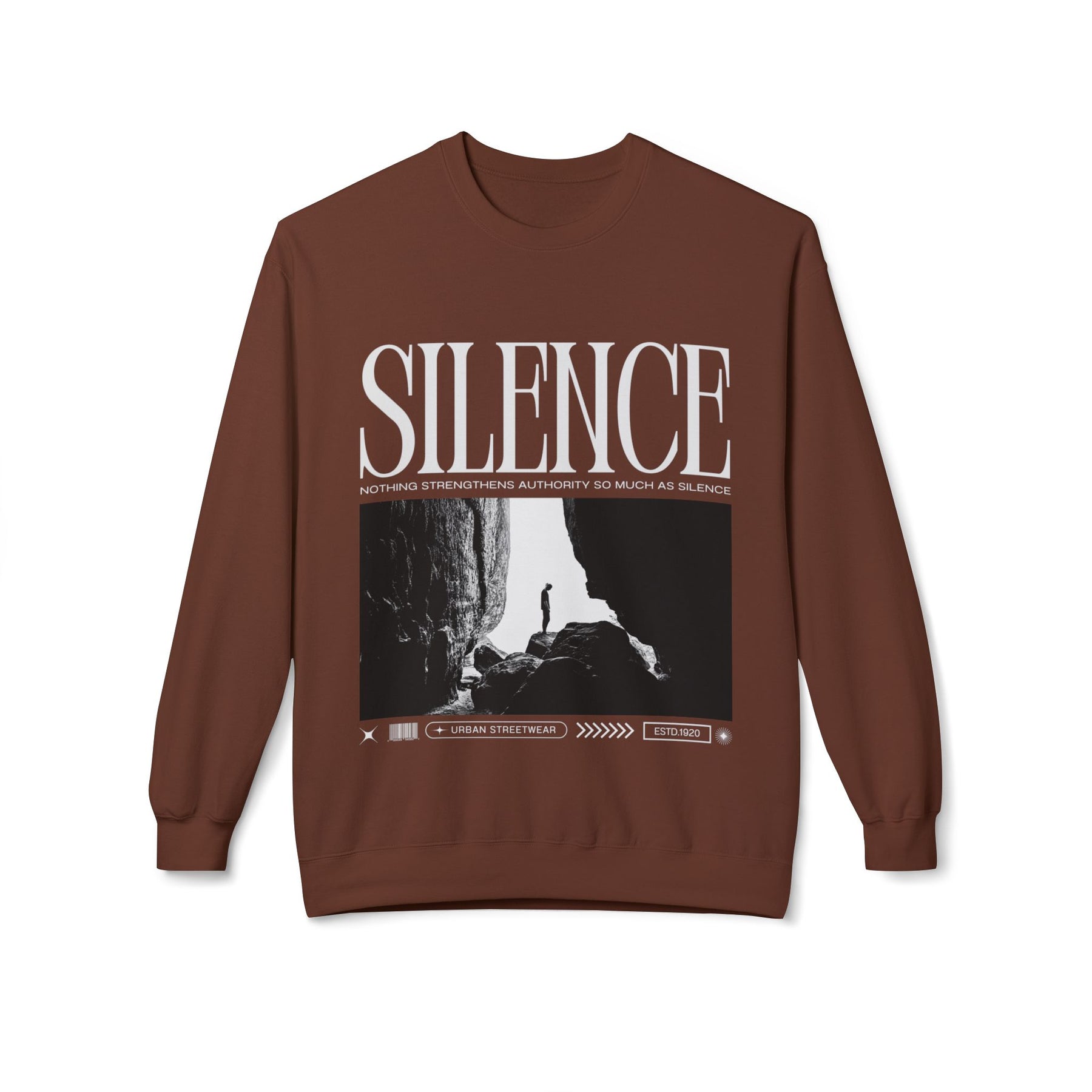 A new relaxed silence casual sweartshirt