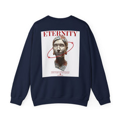 Eternity Graphic Sweatshirt, Premium Crewneck, OBL!V Fashion Layer, Luxury Everyday Wear