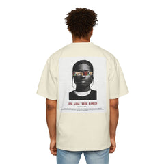 Men's Premium Oversized Tee - 'PRAISE THE LORD' Graphic Tee for Casual Wear