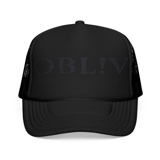 Bold Embroidered Foam Trucker Hat, Casual Hat, Adjustable Cap,  Trendy Hat for Outdoors and Festivals