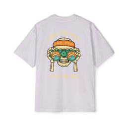 Bottom of the shirt says "Catch the Vibes" Oversized Tee  - Comfortable and Stylish — thumb 55