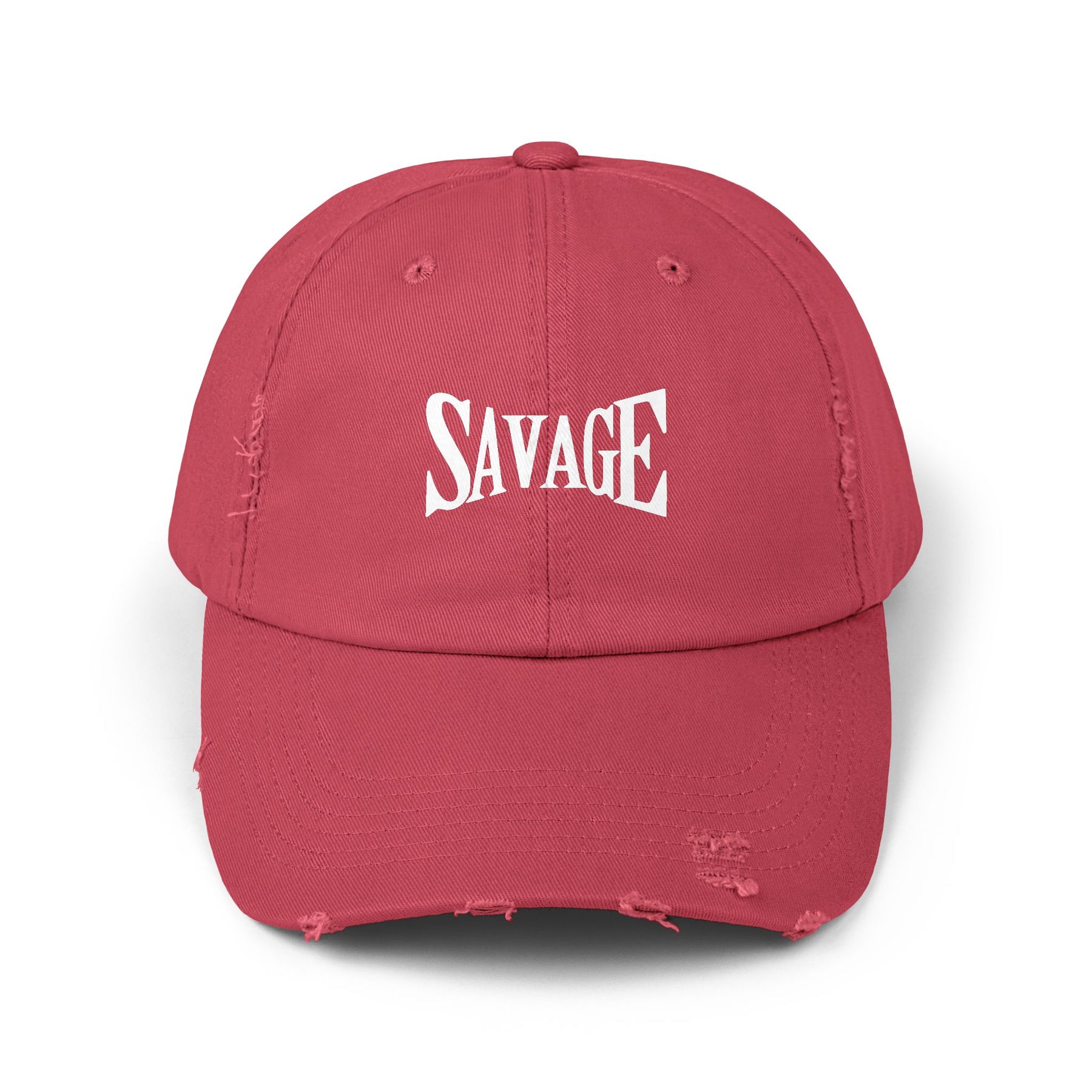 "SAVAGE Distressed Dad Hat"