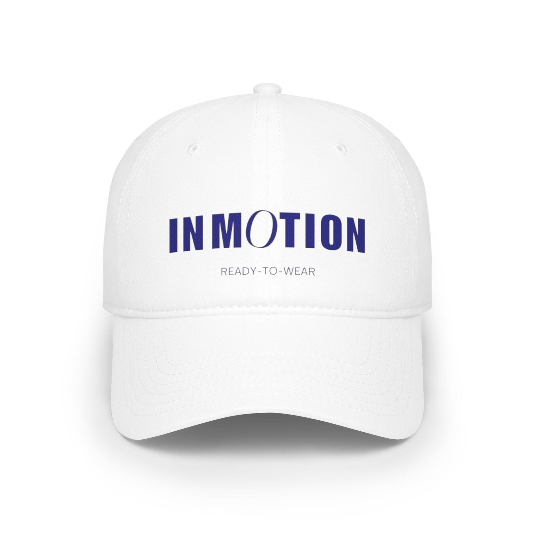 Stylish Red Baseball Cap - 'IN MOTION' Activewear Hat