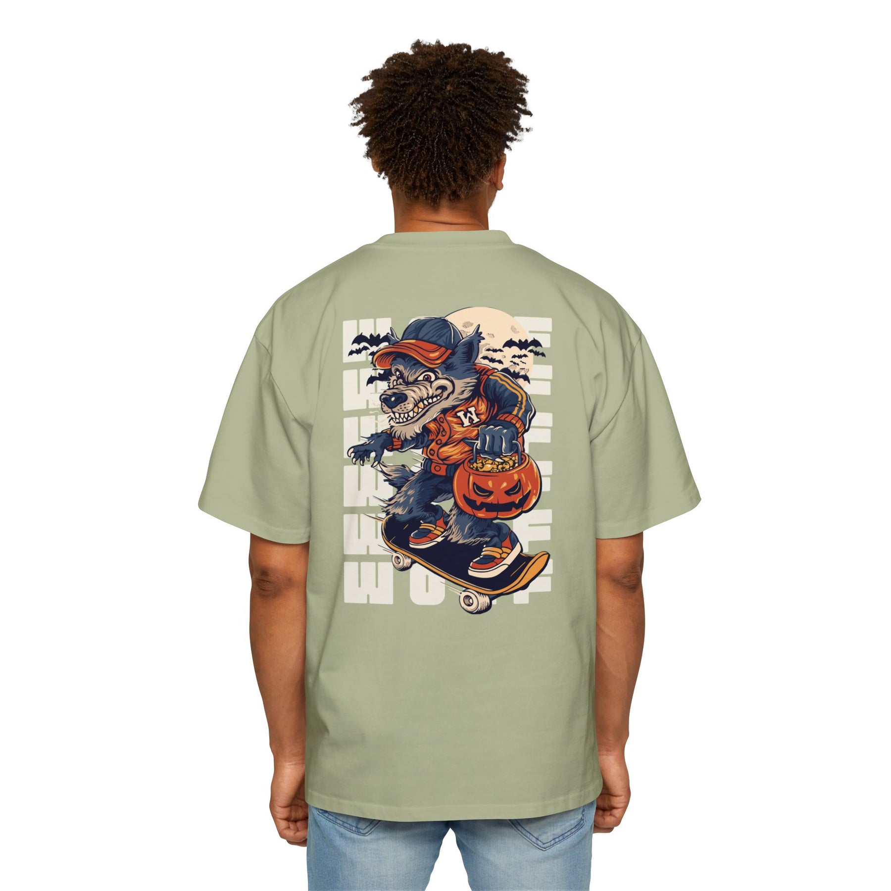 Werewolf on Wheels Oversized-Tee