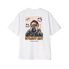 The White Color Street Art Graphic Design
