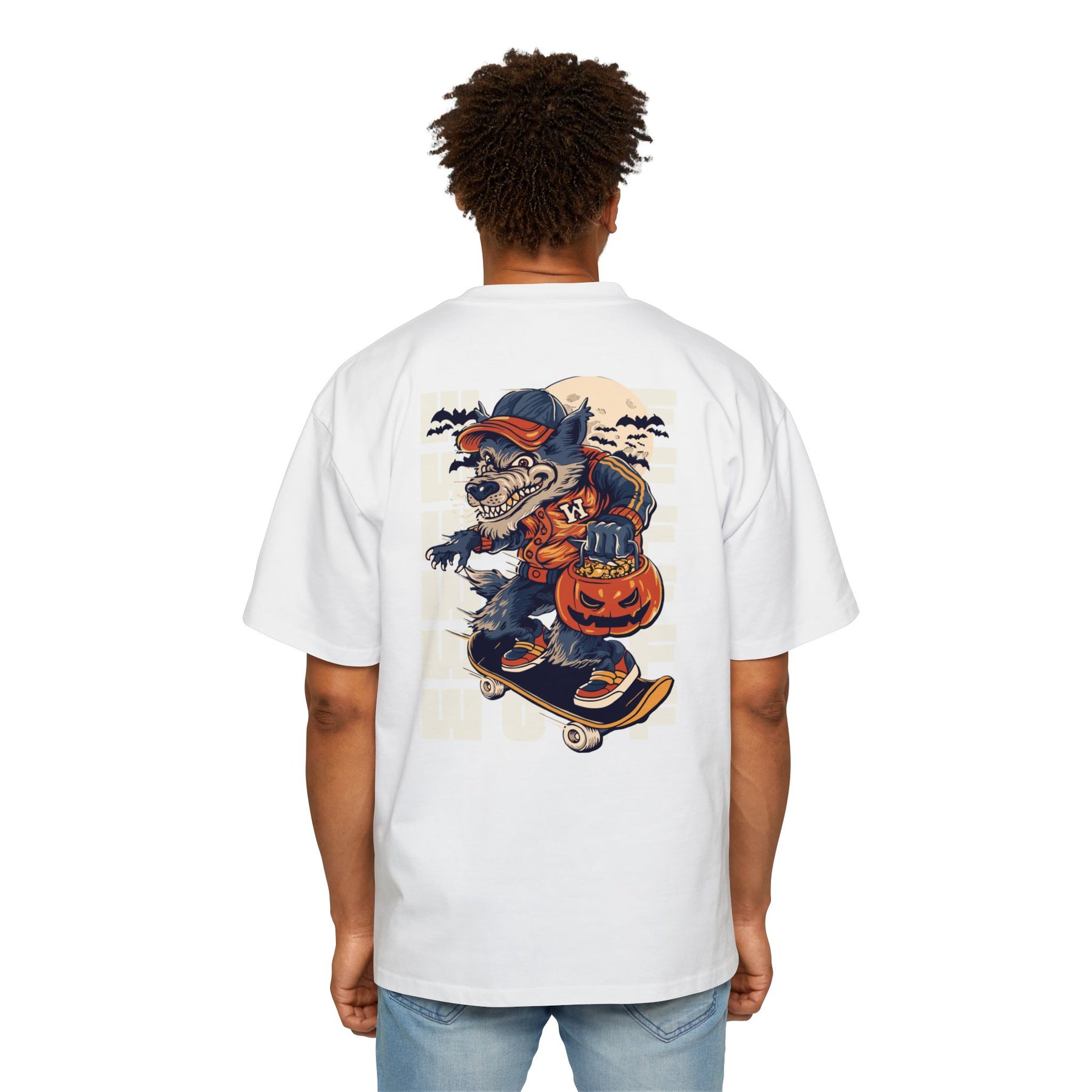 Werewolf on Wheels Oversized-Tee