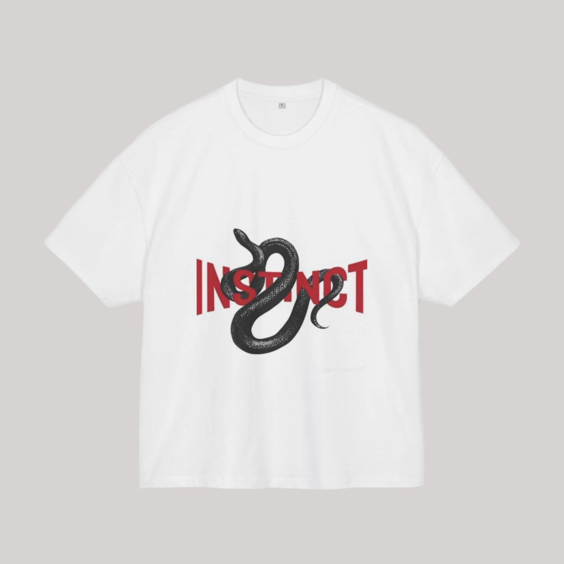 "INSTINCT X VENOM Oversized Tee – Embrace the Power Within"