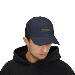 The OBL!V Premium Trending Classic  Cap - No Response is a Response, Premium Accessory, Trendy Cap, Everyday Wear