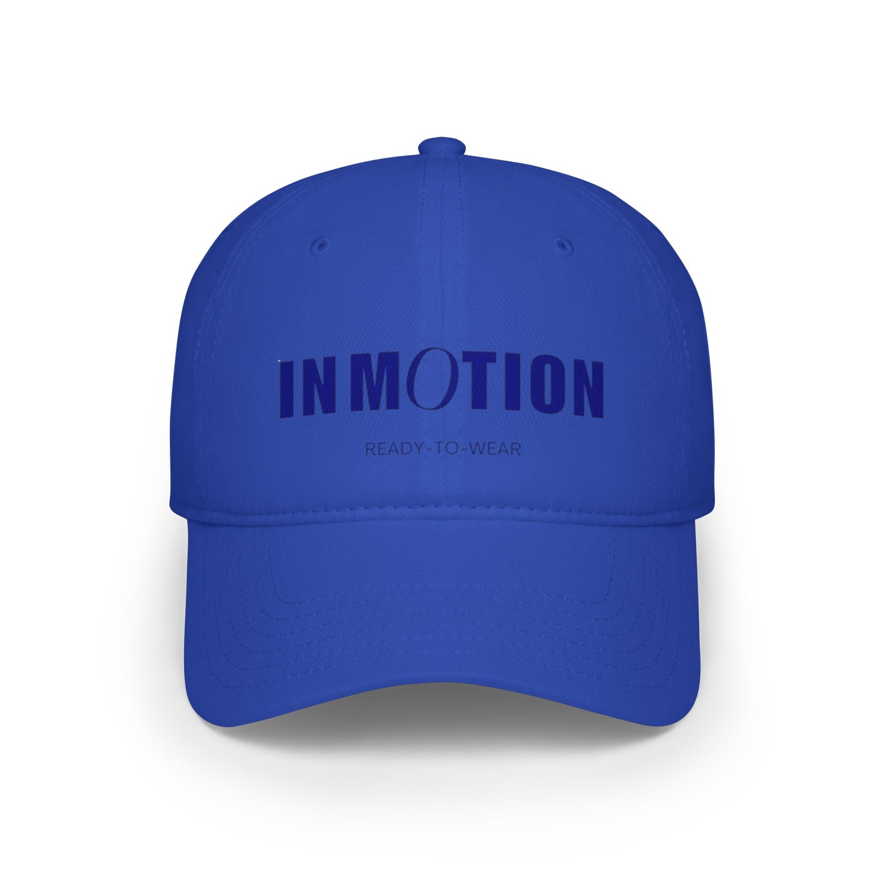 Stylish Red Baseball Cap - 'IN MOTION' Activewear Hat