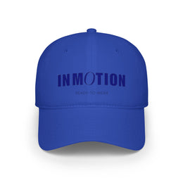 Stylish Red Baseball Cap - 'IN MOTION' Activewear Hat — thumb 6
