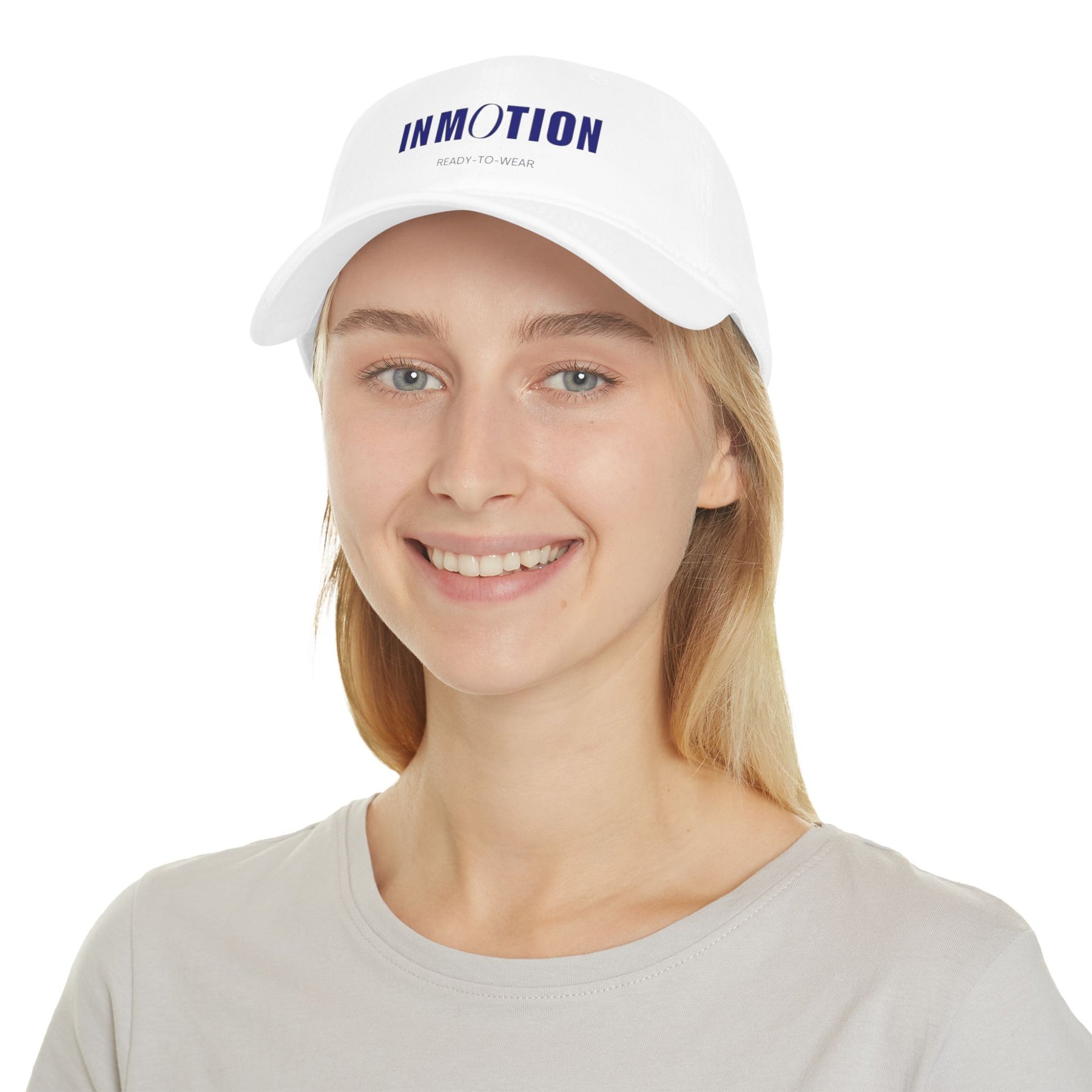 Stylish Red Baseball Cap - 'IN MOTION' Activewear Hat