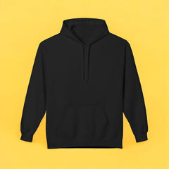 Life's Brushstroke black graphic  hoodie
