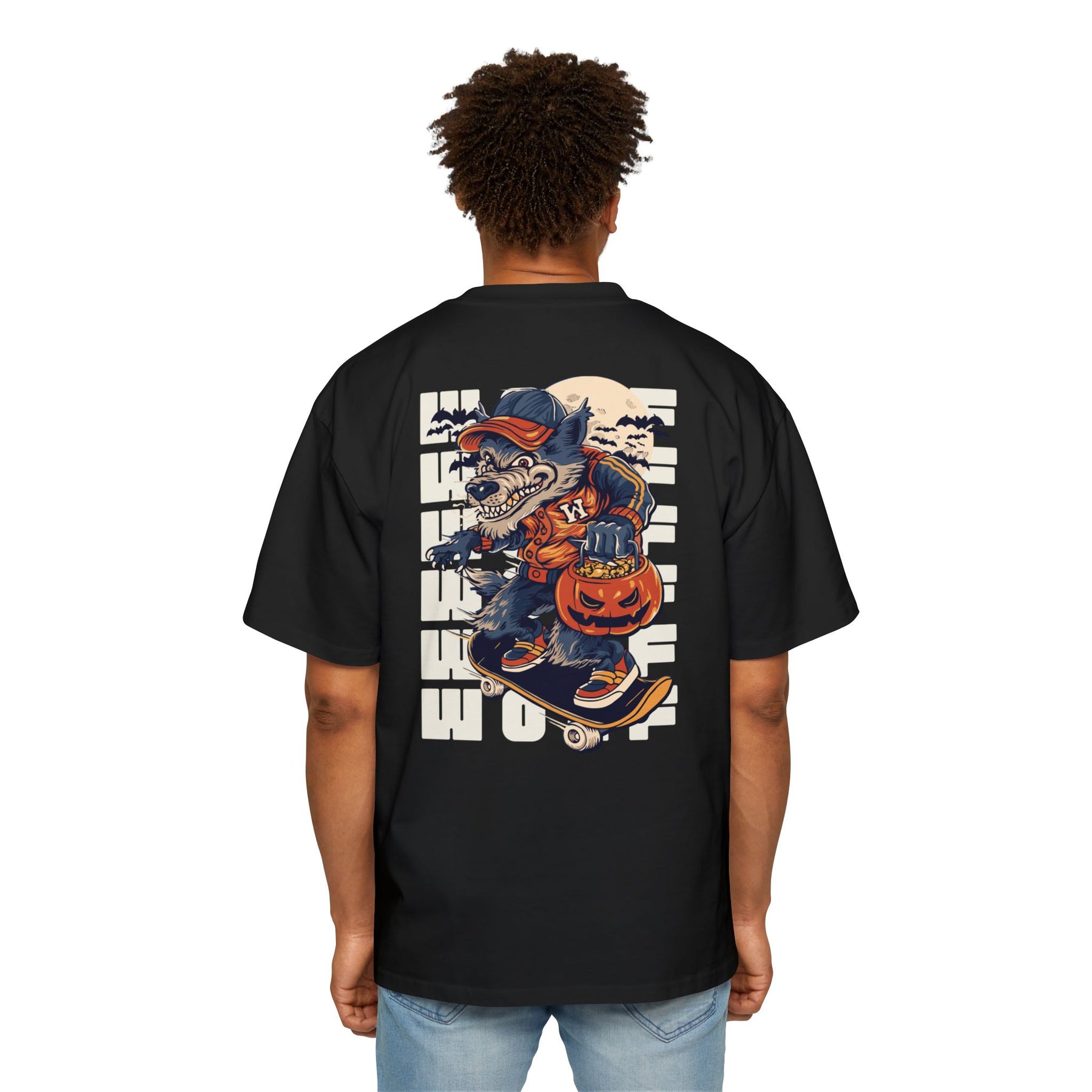 Werewolf on Wheels Oversized-Tee