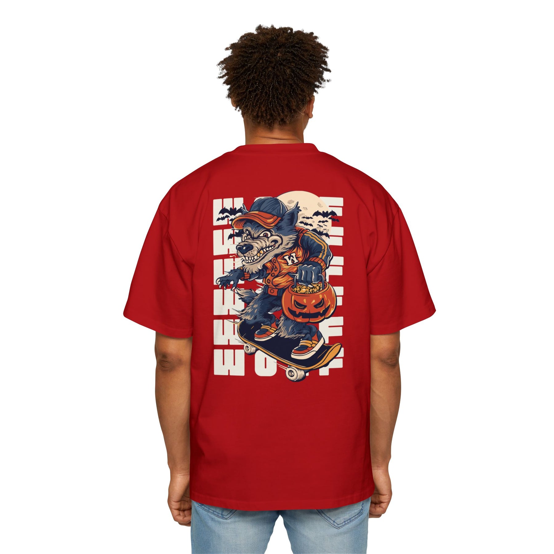 Werewolf on Wheels Oversized-Tee