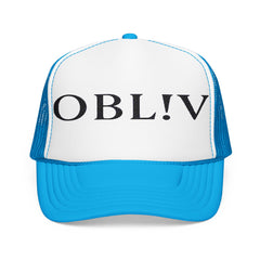Bold Embroidered Foam Trucker Hat, Casual Hat, Adjustable Cap,  Trendy Hat for Outdoors and Festivals