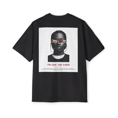 Men's Premium Oversized Tee - 'PRAISE THE LORD' Graphic Tee for Casual Wear