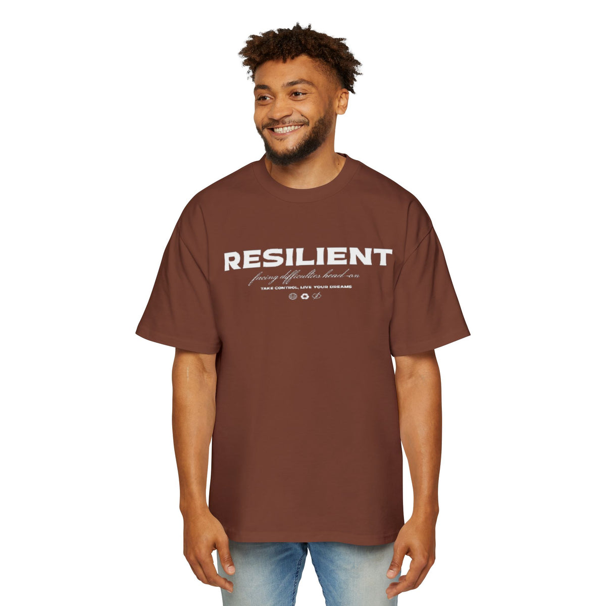 Oversized Resilient Tee - Casual Comfort for Everyday Strength — image 26
