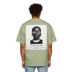 Men's Premium Oversized Tee - 'PRAISE THE LORD' Graphic Tee for Casual Wear