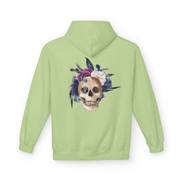 Hip hop Skull with floral design streetwear style Hoodie — thumb 33