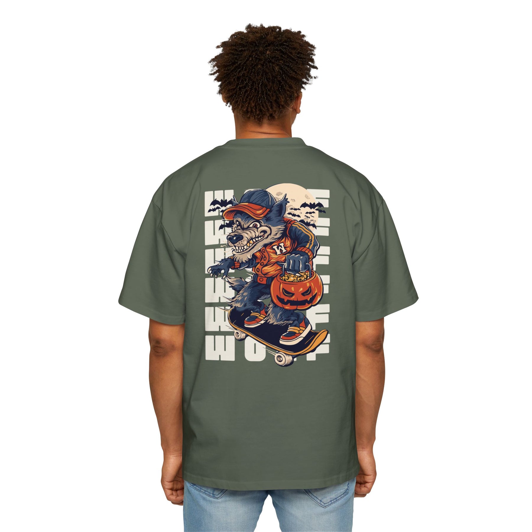 Werewolf on Wheels Oversized-Tee