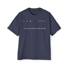 Men's Heavy Oversized Tee, Premium Top, Comfortable Streetwear, Graphic Tee,  Essential..