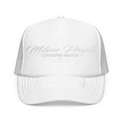 Nightlife Support Foam Trucker Hat, Party Hat, Festival Headwear, Premium Embroidered Cap..